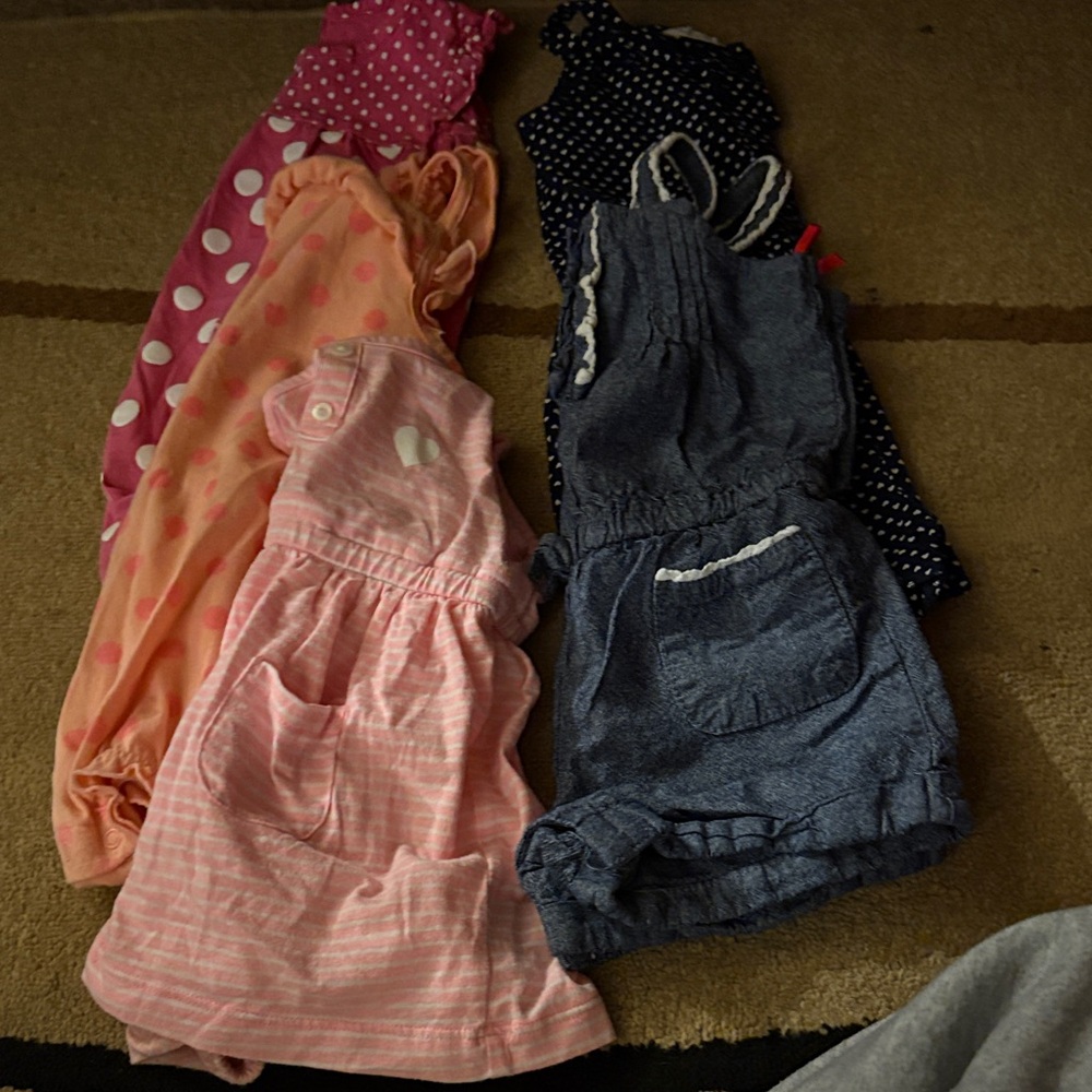 Carter's Pink and Blue Kids One Pieces